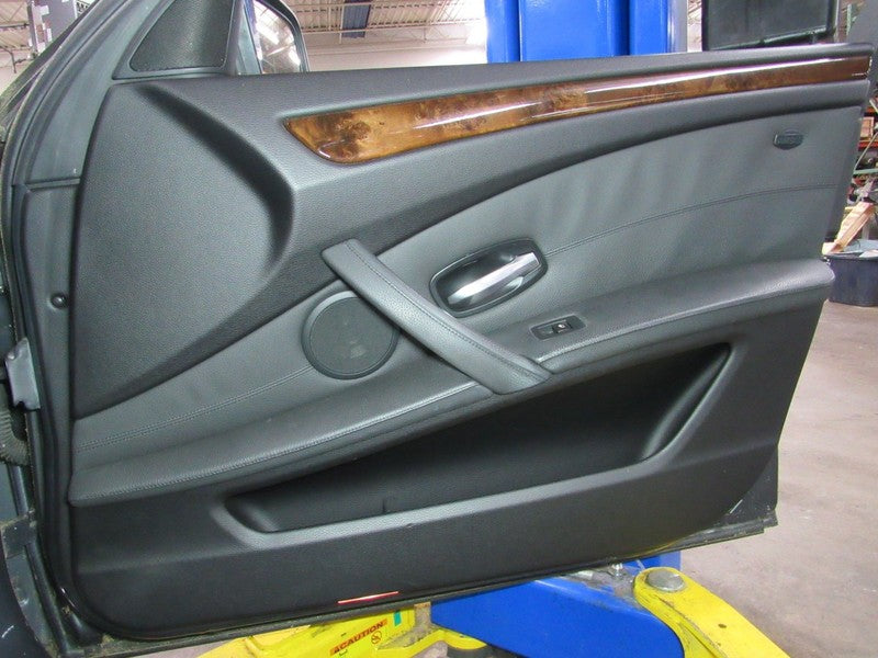 08-10 BMW 528 535 550 Right RH Passenger Side Front Door Trim Panel Bl