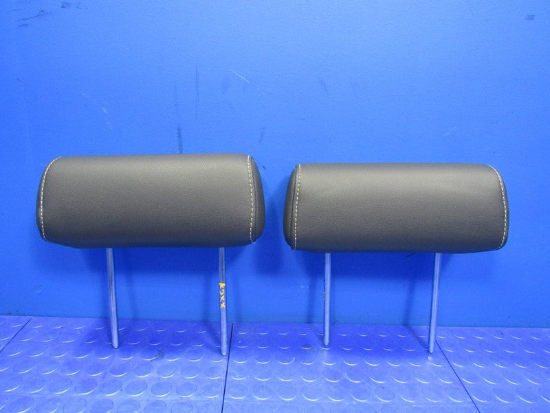 14-19 Silverado Sierra Crew Cab Rear Headrests Head Rests Set Black Le