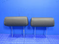 14-19 Silverado Sierra Crew Cab Rear Headrests Head Rests Set Black Le