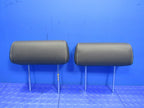 14-19 Silverado Sierra Crew Cab Rear Headrests Head Rests Set Black Le