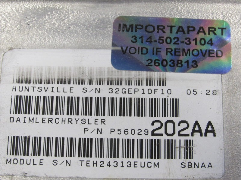 PROGRAMMED PLUG & PLAY 02 Dodge Durango 4.7L V8 ECM PCM 56029202AA 202