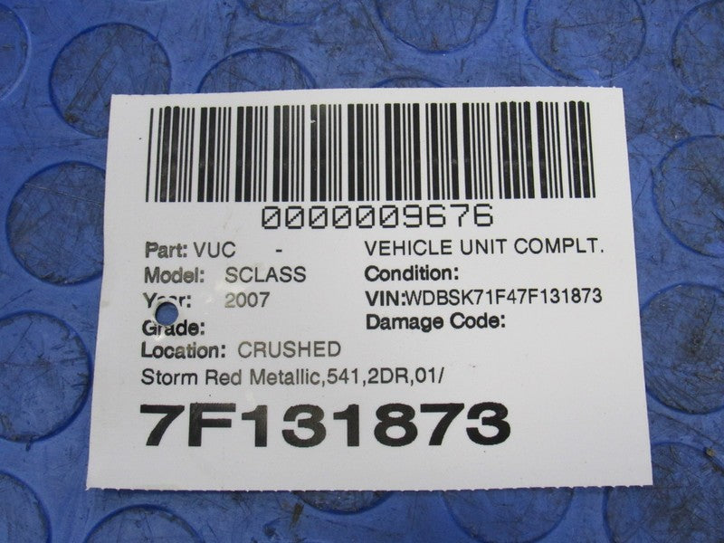 07-12 Mercedes SL550 SL63 AMG R230 Hydraulic Power Steering ABC Tandem