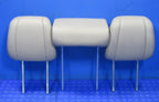 12-15 Honda Pilot Middle Row Seat Headrests Head Rest SET Gray Leather
