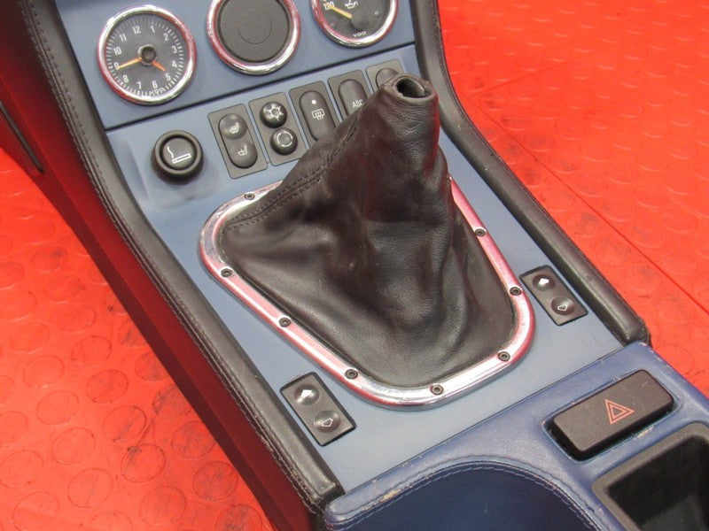 98-02 BMW Z3 M Center Floor Console Gauges Complete Leather Estoril Bl