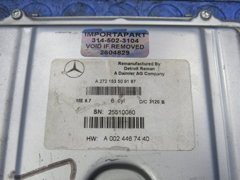 07 Mercedes-Benz R350 ECU ECM PCM Engine Computer UNLOCKED 272 153 50 