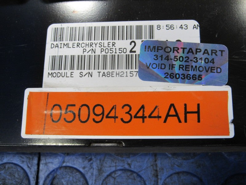 PROGRAMMED PLUG & PLAY 08 Dodge Ram Truck 4.7L AT ECU 05094344AH 344 P