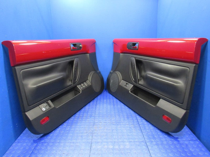 03-10 VW Beetle Convertible Front Left Right Door Panel Set Salsa Red/