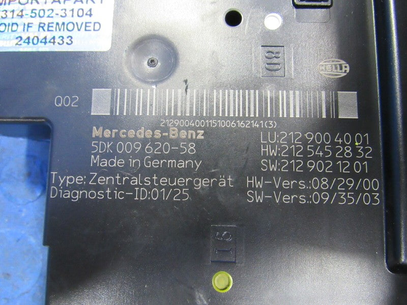 11-16 Mercedes E350 E550 E63 Rear SAM BCM Body Control Module 212 900 