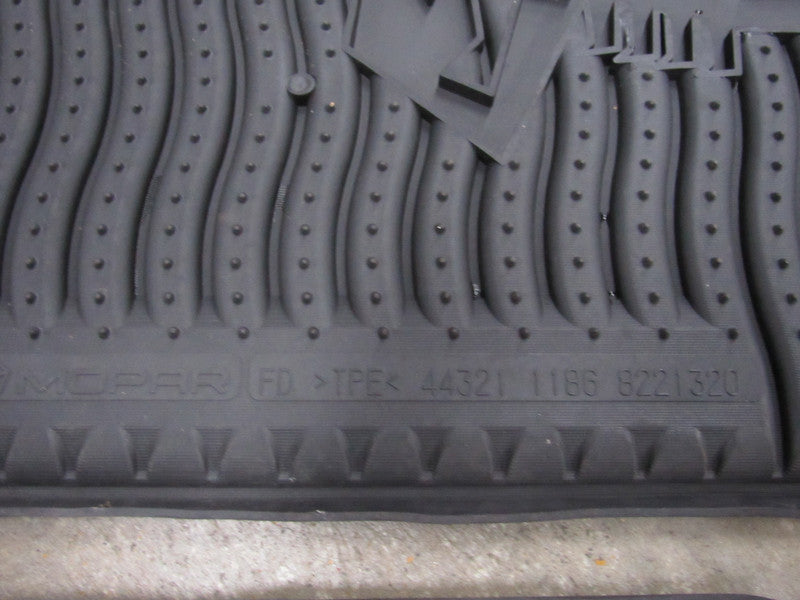 12-19 Fiat 500 Abarth All Season Floor Mat Set Rubber Black OEM Set 56