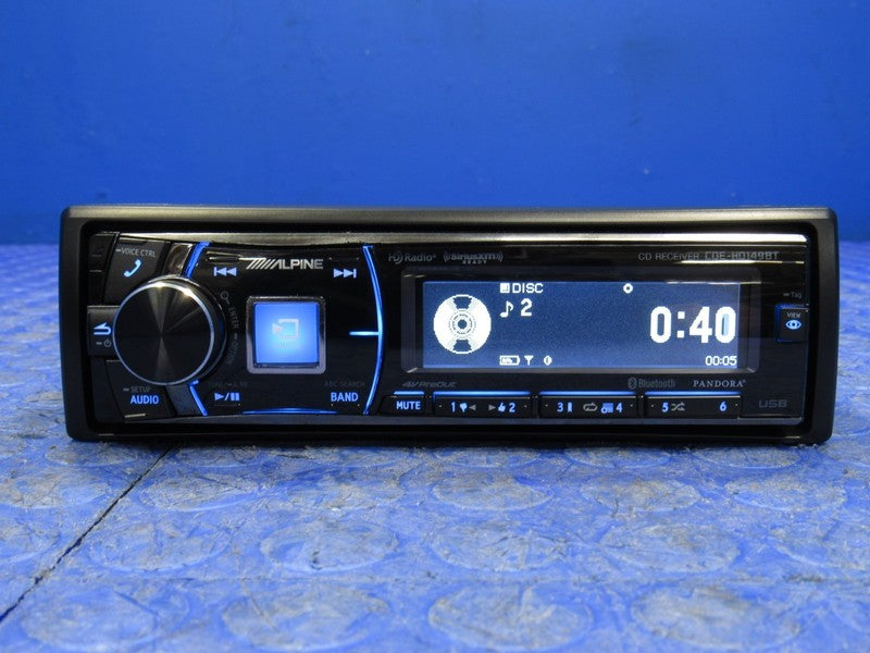 Alpine CDE-HD149BT Bluetooth CD Player AM/FM HD Radio Receiver Head Un
