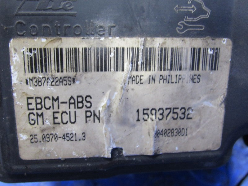 06-07 Chevrolet Cobalt HHR G5 ABS Anti-Lock Brake Module Assembly 1593