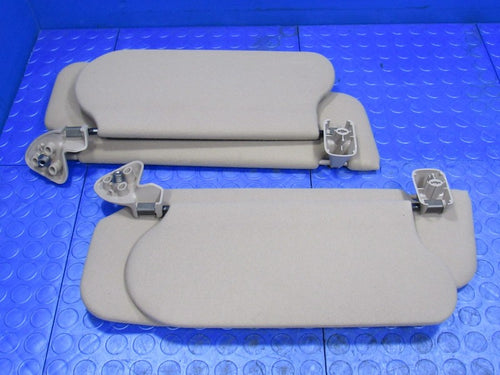 03-05 Mercury Grand Marquis Dual Visor Set Tan Left Right w/ Mirror 71