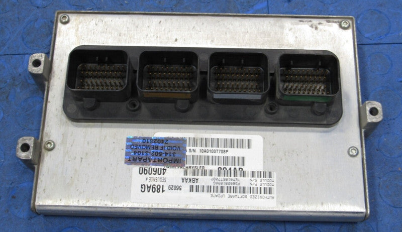 PROGRAMMED PLUG & PLAY 06 Dodge Ram Truck 3.7 V6 AT ECU 56029189AG 189