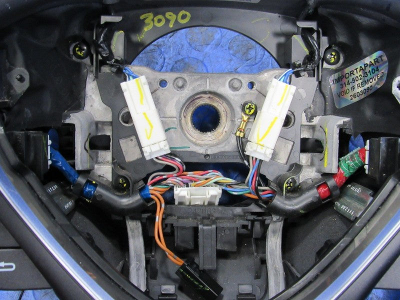 09-14 Acura TL 3.5L Black Leather Steering Wheel OEM Cruise Phone Swit
