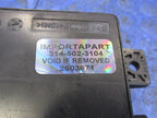 08-10 Mitsubishi Lancer Evo Cabin Interior Fuse Relay Box Block 8637A4