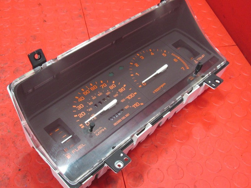 89-93 Mazda B2600i Instrument Cluster w/ Tachometer & Clock 227,680 Mi