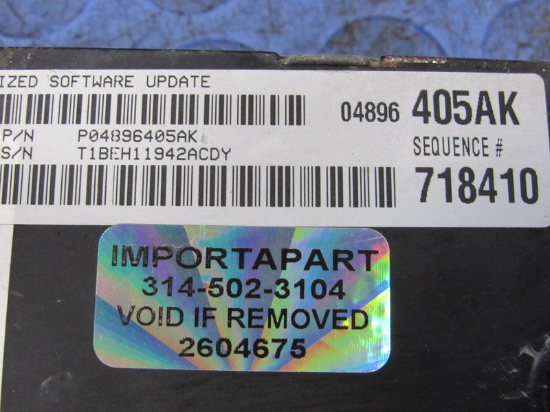 PROGRAMMED PLUG & PLAY 05 Dodge Magnum 300 5.7L AT ECM 04896405AK 405 