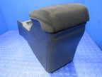 08-17 Mitsubishi Lancer Center Floor Console Suede Armrest Storage Bla