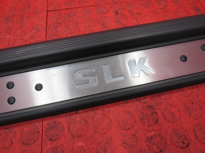 98-04 Mercedes SLK R170 Door Sill Kick Scuff Step Panel Plate Rail Set