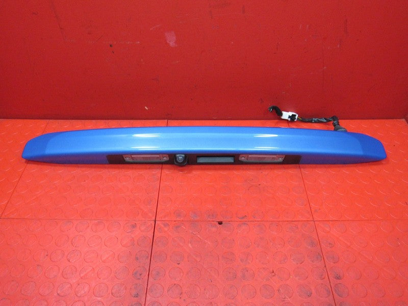 19-20 Hyundai Kona Tailgate Trim Garnish w/Rear View Camera Blue Lagoo
