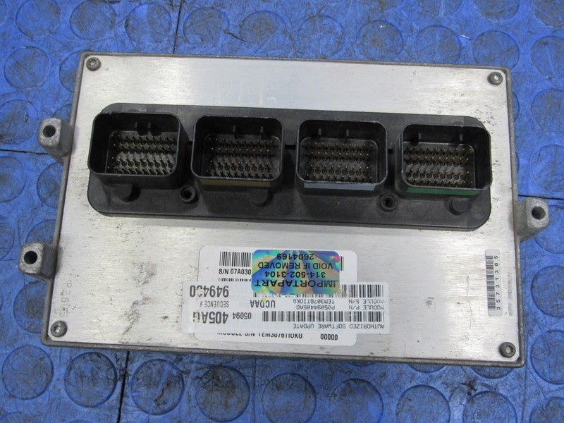 PROGRAMMED PLUG & PLAY 07 Dodge Ram 5.7 Hemi 4x4 ECM 05094405AG 405 PR