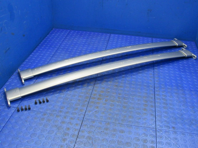 10-13 Acura MDX Roof Rail Luggage Rack Cross Bars Silver Front Rear OE