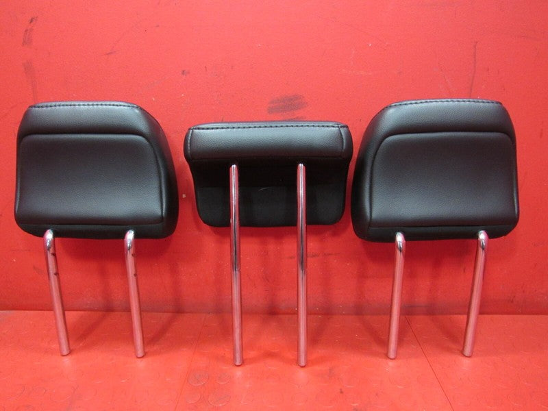 15-20 Ford Edge Rear 2nd Row Headrests Head Rests Set OEM Black Leathe