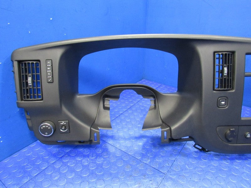 08-24 Chevrolet Express GMC Savana Gauge Dash Radio Climate Bezel Blac
