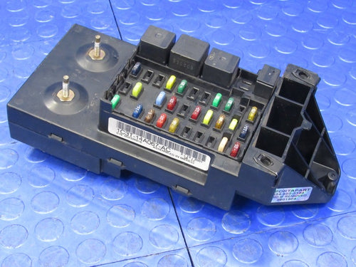 01 Ford F250 F350 Truck Under-Dash Cabin Fuse Relay Box Panel 1C3T-14A