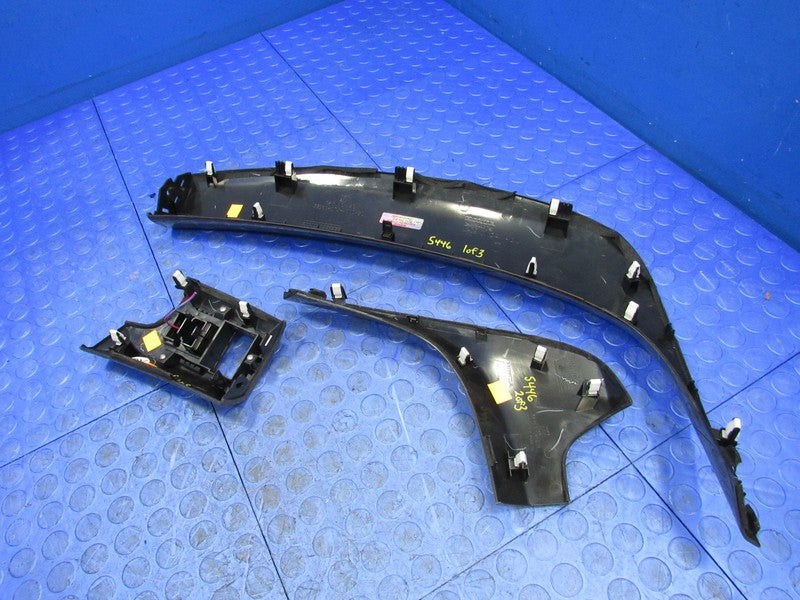 07-13 Acura MDX Wood Grain Dash Trim Finish Panel Garnish Molding Set 
