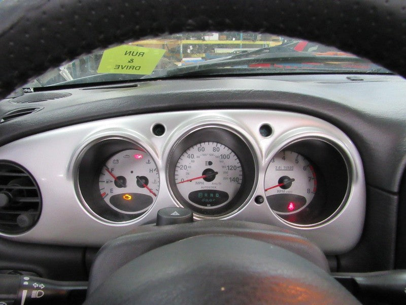 04-05 PT Cruiser Autostick Instrument Cluster Speedometer Odometer 158