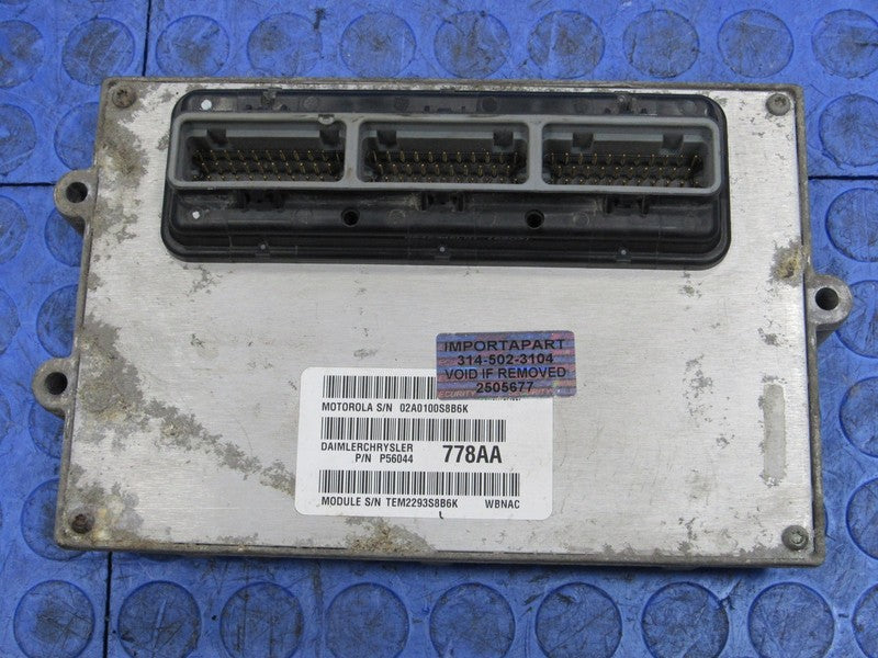PROGRAMMED PLUG & PLAY 04 Grand Cherokee 4.7L ECM 56044778AA 778 PROG 