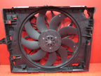 06-10 BMW 550i 6501 E60 E63 E64 Radiator Engine Cooling Fan Assembly 7