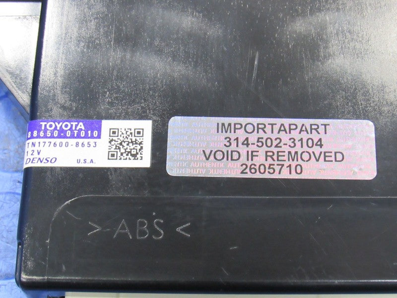 09-12 Toyota Venza A/C Climate Temperature Control Amplifier 88650-0T0