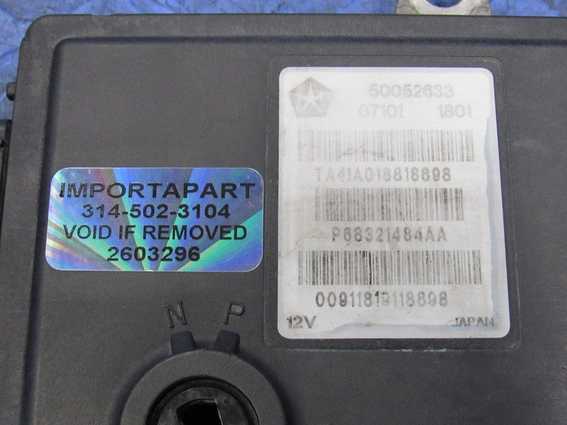 17-22 Jeep Compass FWD TCU TCM Transmission Control Module 68321484AA 