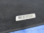 05-09 Ford Mustang Shelby GT Carpet Front Floor Mat Set Emblem Black O
