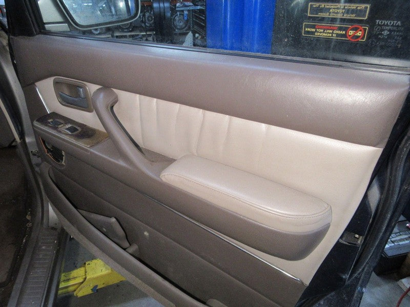 91-97 Land Cruiser Right RH Passenger Side Front Door Trim Panel Gray