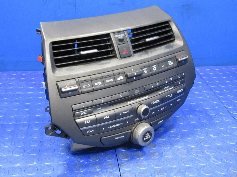 11-12 Honda Accord Sedan Audio Unit Radio Receiver Stereo XM 6 Disc AU