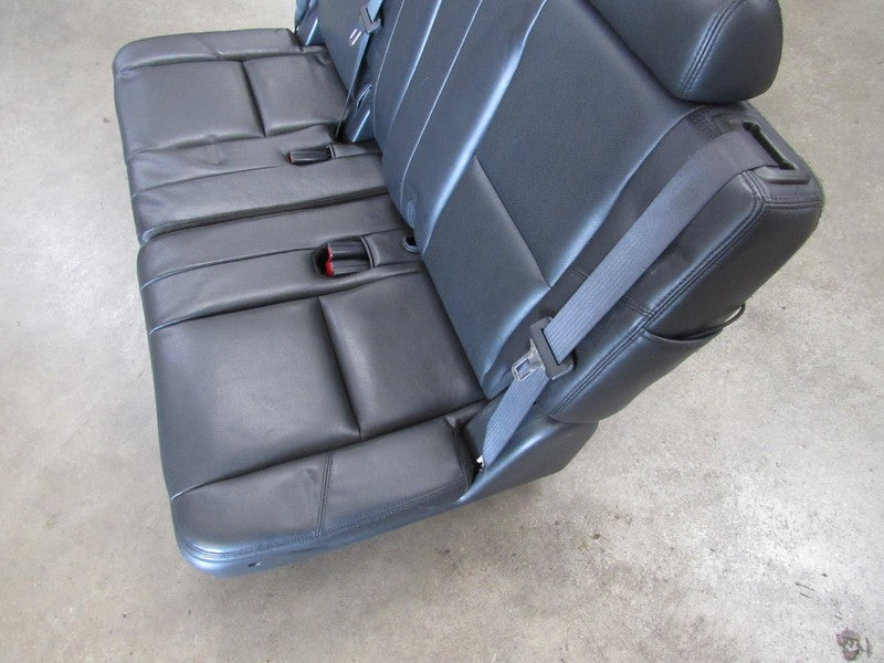 07-14 Tahoe Yukon Suburban Escalade Black Leather Third 3rd Row Seat 2