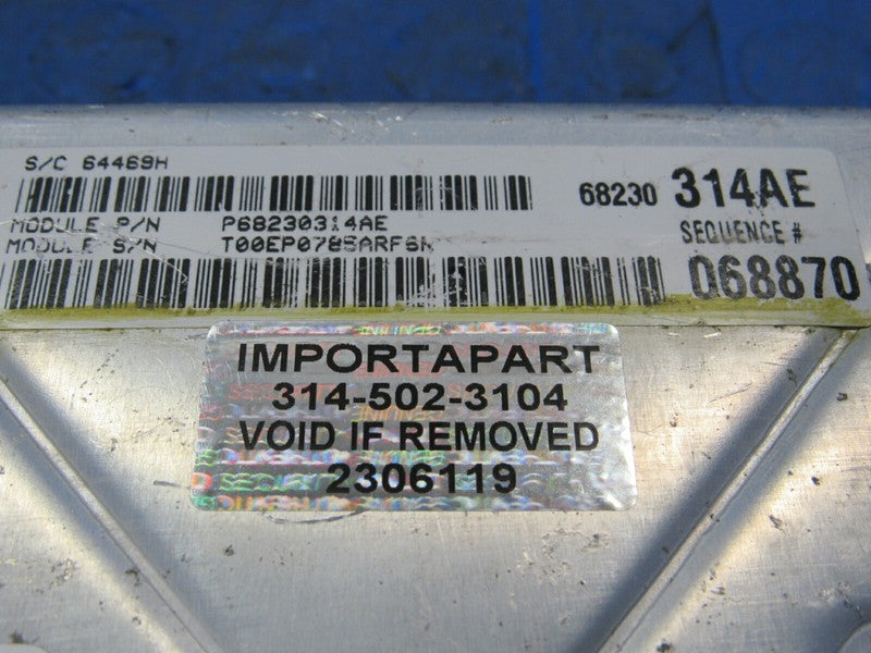 PLUG & PLAY 15 Chrysler 300 3.6L AT RWD Engine Computer ECU 68230314 P