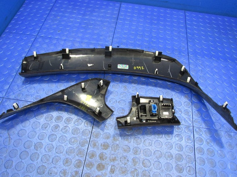07-13 Acura MDX Wood Grain Dash Trim Finish Panel Set Garnish Mirror S