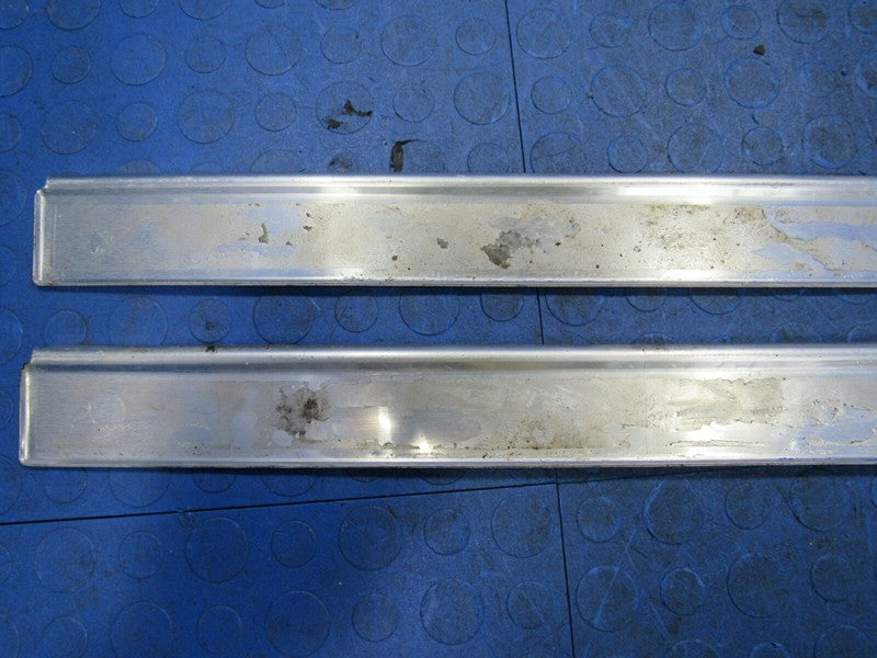 01 Ford Mustang GT Bullitt Left Right Aluminum Door Sill Scuff Plate P