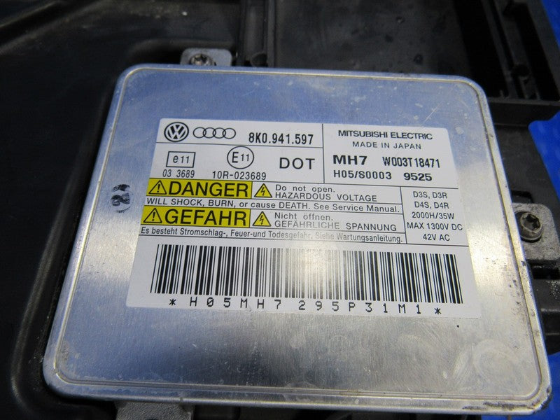 08-12 Audi A5 S5 Left Driver LH Side Xenon HID Headlight Head Light La