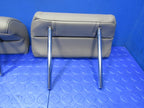 03-09 Toyota 4Runner Second Row Rear Seat Headrests Gray Leather Set 5