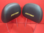 06 Dodge Charger Daytona RT Top Banana Front Set Seat Headrest Black/Y