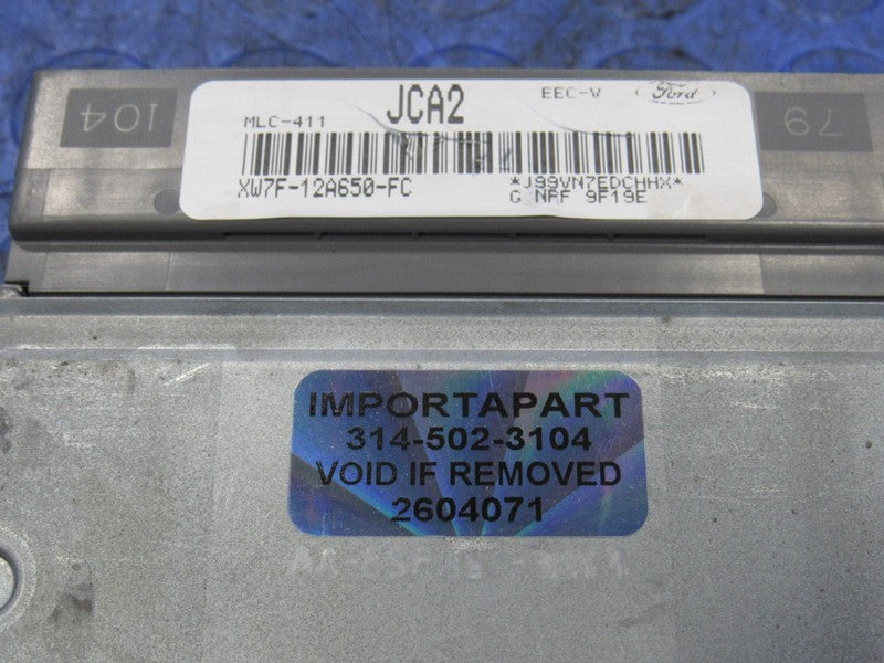 99 Crown Victoria Grand Marquis ECU ECM PCM Engine Computer XW7F-12A65