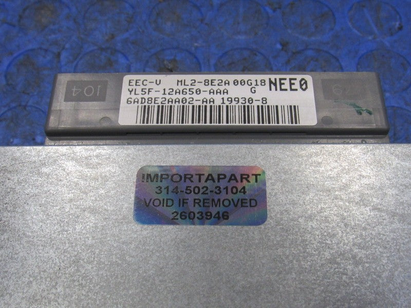 00 Ranger B3000 3.0L MT 4x4 ECU ECM PCM Engine Computer YL5F-12A650-AA