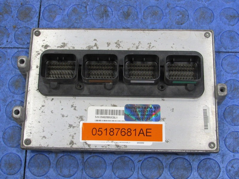 PROGRAMMED PLUG & PLAY 09 Jeep Wrangler JK 3.8L AT ECM 05187681AE 681 