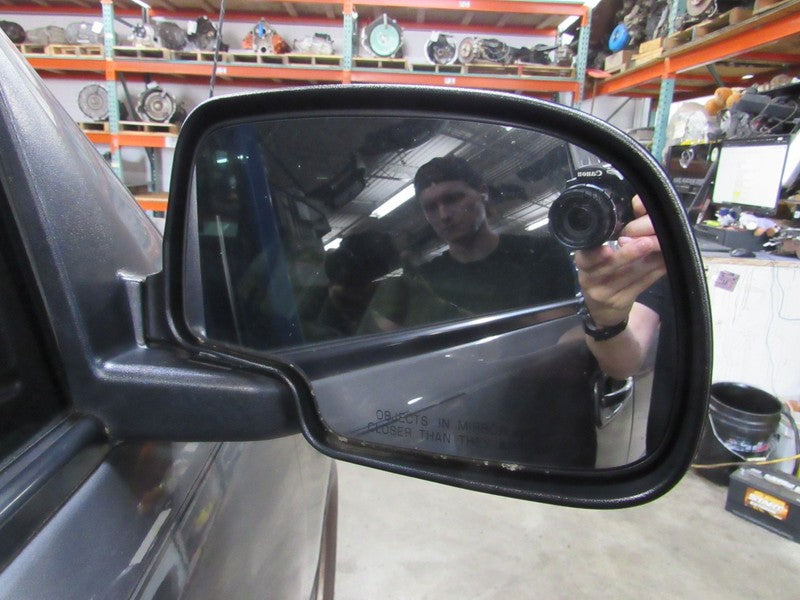 00-02 Tahoe Yukon Suburban Right RH Passenger Power Door Mirror Storm 