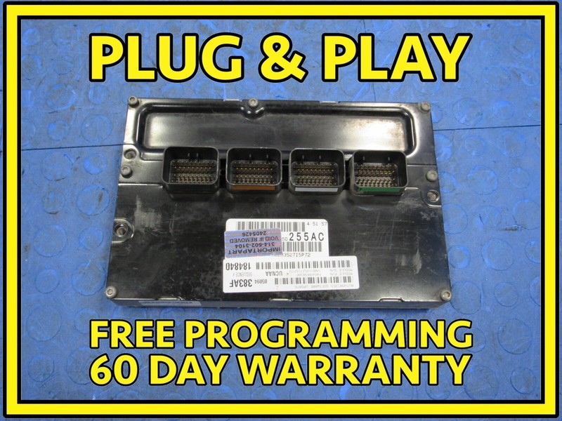 08 Dodge Ram Truck 4.7L AT ECU ECM PCM Engine Computer 383 05094383AF 